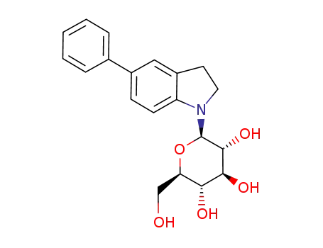 1-(β-D-glucopyranosyl)-5-phenylindoline
