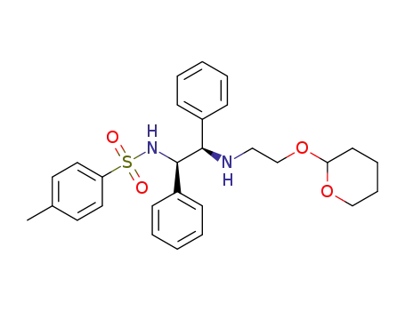 N-((1R,2R)-1,2-diphenyl-2-(2-(tetrahydro-2H-pyran-2-yloxy)ethylamino)ethyl)-4-methylbenzenesulfonamide