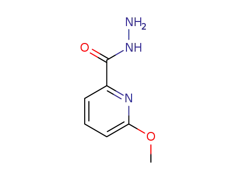 Molecular Structure of 855784-42-8 (6-METHOXY-PYRIDINE-2-CARBOXYLIC ACID HYDRAZIDE)