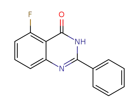 Molecular Structure of 1098336-86-7 (5-fluor-2-phenylquinazolin-4(3Η)-one)