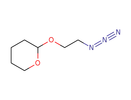 Molecular Structure of 835625-50-8 (2H-Pyran, 2-(2-azidoethoxy)tetrahydro-)