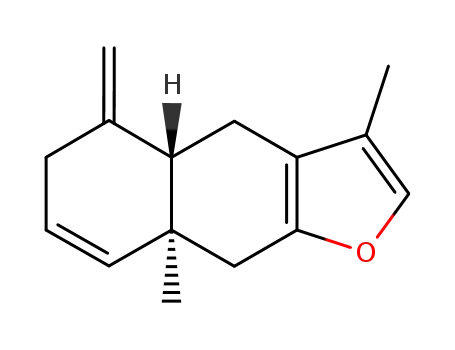 Molecular Structure of 2221-88-7 ((4aS)-4,4a,5,6,8a,9-Hexahydro-3,8aβ-dimethyl-5-methylenenaphtho[2,3-b]furan)