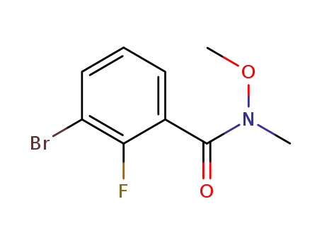 3-BroMo-2-fluoro-N-Methoxy-N-MethylbenzaMide