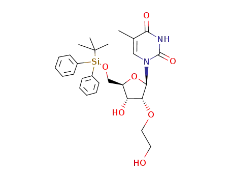 Uridine,
5'-O-[(1,1-dimethylethyl)diphenylsilyl]-2'-O-(2-hydroxyethyl)-5-methyl-