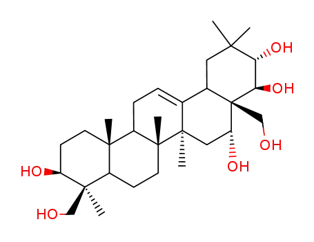 Molecular Structure of 20853-07-0 (Protoaescigenin)