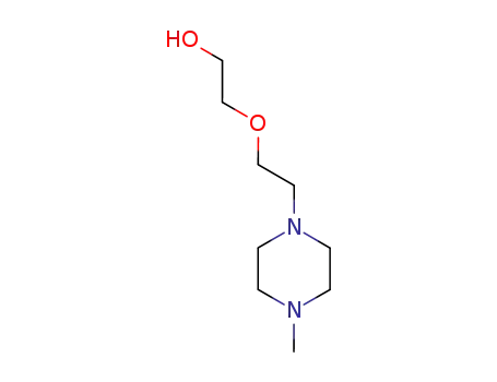 Molecular Structure of 4076-31-7 (2-[2-(4-methylpiperazin-1-yl)ethoxy]ethanol)