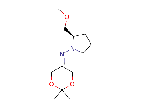 1-Pyrrolidinamine,
N-(2,2-dimethyl-1,3-dioxan-5-ylidene)-2-(methoxymethyl)-, (2R)-