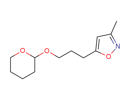 3-methyl-5-(3-((tetrahydro-2H-pyran-2-yl)oxy)propyl)isoxazole