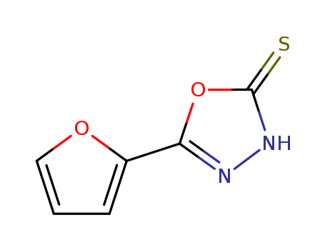 1,3,4-Oxadiazole-2(3H)-thione,5-(2-furanyl)-