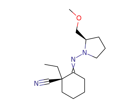 (R)-1-Ethyl-2-[(E)-(R)-2-methoxymethyl-pyrrolidin-1-ylimino]-cyclohexanecarbonitrile