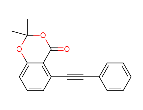 2,2-dimethyl-5-(phenylethynyl)-4H-benzo[d][1,3]dioxin-4-one