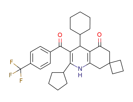 C<sub>31</sub>H<sub>36</sub>F<sub>3</sub>NO<sub>2</sub>