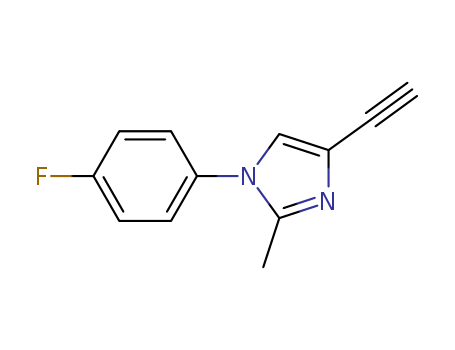4-ethynyl-1-(4-fluoro-phenyl)-2-methyl-1H-imidazole