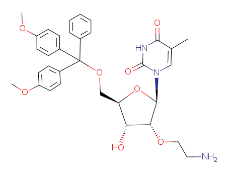 Uridine,
2'-O-(2-aminoethyl)-5'-O-[bis(4-methoxyphenyl)phenylmethyl]-5-methyl-