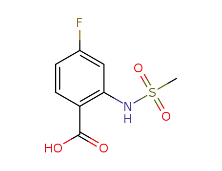 4-Fluoro-2-methanesulfonamidobenzoic acid