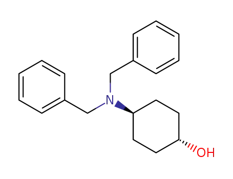 Molecular Structure of 149506-81-0 ((1r,4r)-4-(dibenzylaMino)cyclohexanol)
