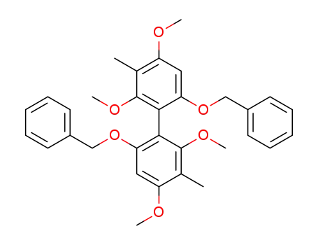 1,1'-Biphenyl,
2,2',4,4'-tetramethoxy-3,3'-dimethyl-6,6'-bis(phenylmethoxy)-