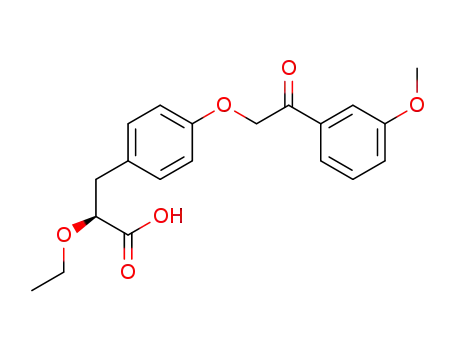 (2S)-2-ethoxy-3-{4-[2-(3-methoxyphenyl)-2-oxoethoxy]phenyl}propanoic acid