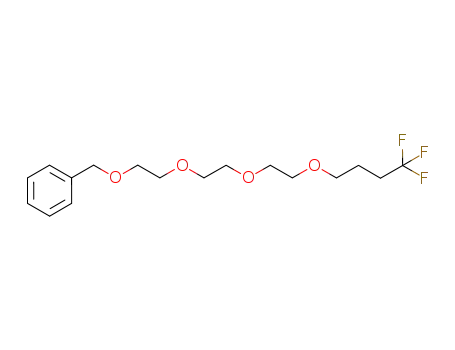 Molecular Structure of 1003598-45-5 (2-{2-[2-(4,4,4-trifluoro-butoxy)-ethoxy]-ethoxy}-ethoxymethyl-benzene)