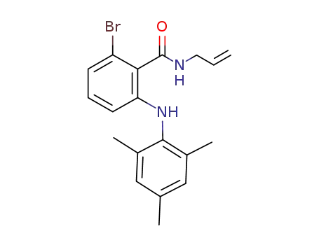 N-allyl-2-bromo-6-(2,4,6-trimethylphenylamino)benzamide
