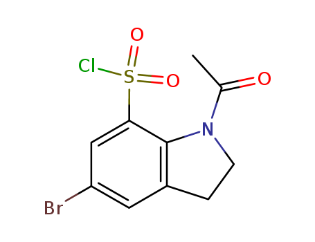 1-acetyl-5-bromo-2,3-dihydro-1H-indole-7-sulfonyl chloride
