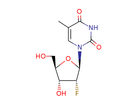1-(2'-deoxy-2'-fluoro-β-D-ribofuranosyl)-5-methyluracil cas no. 122799-38-6 98%