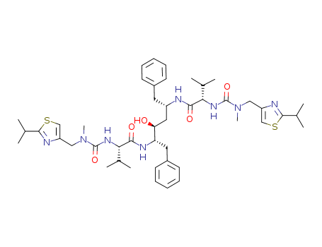 (2S,3S,5S)-2,5-bis-[N-[N-[[N-methyl-N-[(2-isopropyl-4-thiazolyl)methyl]amino]carbonyl]valinyl]amino]-1,6-diphenyl-3-hydroxyhexane