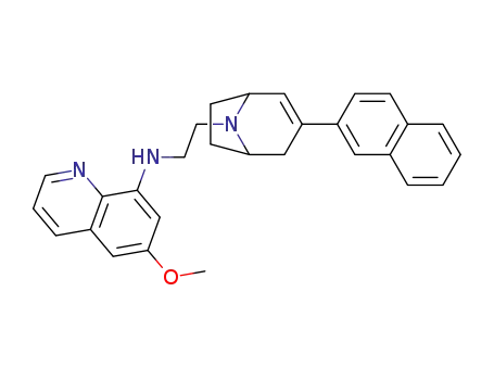 6-methoxy-N-{2-[3-(2-naphthyl)-8-azabicyclo[3.2.1]oct-2-en-8-yl]ethyl}-8-quinolinamine