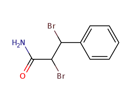 Molecular Structure of 19922-81-7 (2,3-dibromo-3-phenyl-propionic acid amide)