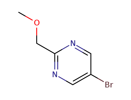Molecular Structure of 1476795-98-8 (5-bromo-2-(methoxymethyl)pyrimidine)