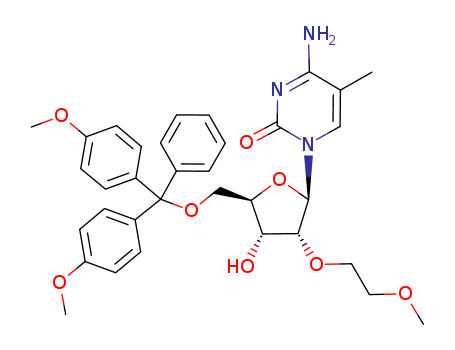 Cytidine,
5'-O-[bis(4-methoxyphenyl)phenylmethyl]-2'-O-(2-methoxyethyl)-5-methyl
-(182496-00-0)