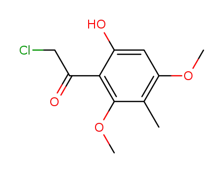 2-chloro-1-(6-hydroxy-2,4-dimethoxy-3-methyl-phenyl)-ethanone