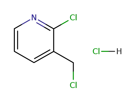 Molecular Structure of 106651-82-5 (2-Chloro-3-(chloromethyl)pyridine  hydrochloride)