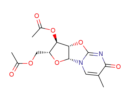 (2R)-2α-[(アセチルオキシ)メチル]-2,3,3aβ,9aβ-テトラヒドロ-7-メチル-6-オキソ-6H-フロ[2′,3′:4,5]オキサゾロ[3,2-a]ピリミジン-3β-イル=アセタート