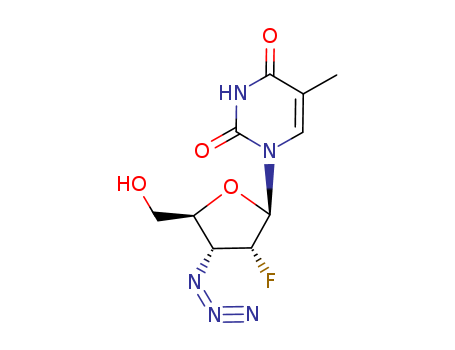 3'-azido-2',3'-dideoxy-2'-fluoro-5-methyluridine
