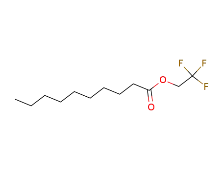 Molecular Structure of 52626-69-4 (Decanoic acid, 2,2,2-trifluoroethyl ester)