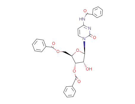 Molecular Structure of 6554-17-2 (Cytidine, N-benzoyl-, 3',5'-dibenzoate)