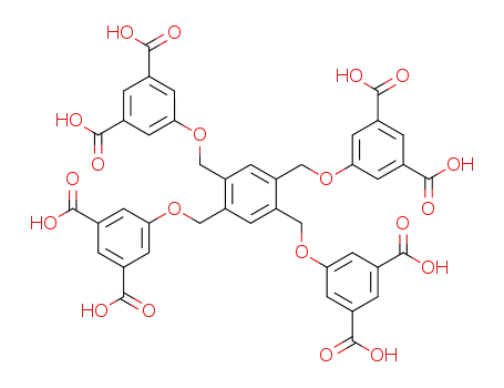 5,5',5'',5'''-[1,2,4,5-benzenetetrayltetrakis(methyleneoxy)]tetra-1,3-benzenedicarboxylic acid