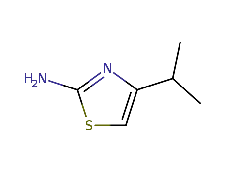 Molecular Structure of 79932-20-0 (4-isopropyl-1,3-thiazol-2-amine)