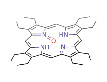 Molecular Structure of 67514-01-6 (octaethylporphyrin N-oxide)