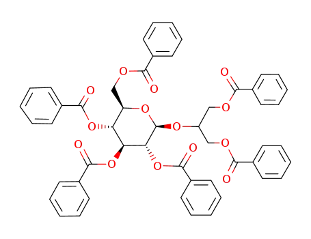 (β,β'-bis-benzoyloxy-isopropyl)-(tetra-<i>O</i>-benzoyl-β-D-glucopyranoside)