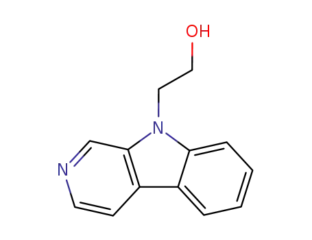 Molecular Structure of 22946-01-6 (9H-Pyrido[3,4-b]indole-9-ethanol)