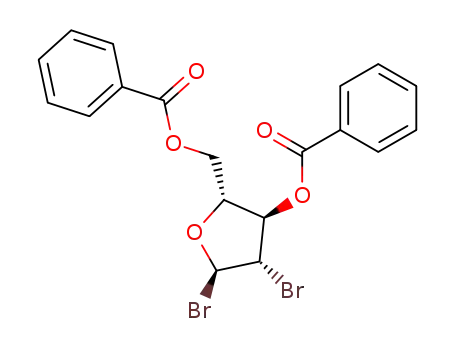 Molecular Structure of 55734-52-6 (Di-O-benzoyl-2-brom-2-deoxy-D-arabinosylbromid)