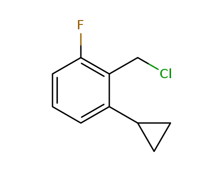 2-chloromethyl-1-cyclopropyl-3-fluorobenzene