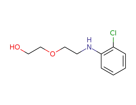 Molecular Structure of 1219592-82-1 (2-{2-[(2-chlorophenyl)amino]ethoxy}ethanol)