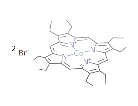 {Co(III)(octaethylporphyrin)}radical<sup>(2+)</sup>(Br)2