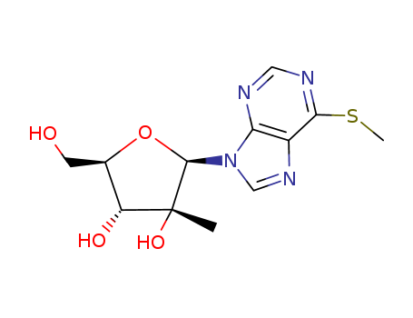 Inosine,2'-C-methyl-6-S-methyl-6-thio- (9CI)