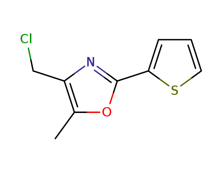4-(Chloromethyl)-5-methyl-2-(thiophen-2-yl)-1,3-oxazole