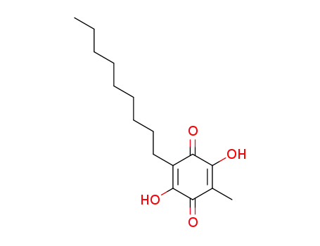 Molecular Structure of 22220-44-6 (2,5-Dihydroxy-3-methyl-6-nonyl-2,5-cyclohexadiene-1,4-dione)