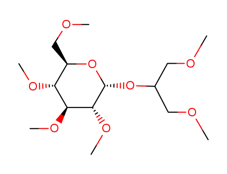 (β,β'-dimethoxy-isopropyl)-(tetra-<i>O</i>-methyl-β-D-glucopyranoside)